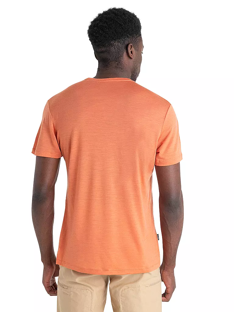 ICEBREAKER Herren Funktionsshirt 125 Cool-Lite™ Merino orange